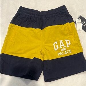 GAP Athletic Yellow and Black Shorts